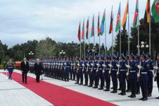 Litva Prezidentinin Azərbaycanda rəsmi qarşılanma mərasimi olub (FOTO)