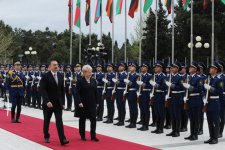 Litva Prezidentinin Azərbaycanda rəsmi qarşılanma mərasimi olub (FOTO)