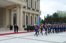 Litva Prezidentinin Azərbaycanda rəsmi qarşılanma mərasimi olub (FOTO)