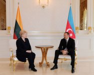 Azərbaycanla Litva arasında münasibətlər çox uğurla inkişaf edir - Prezident İlham Əliyev (ƏLAVƏ OLUNUB) (FOTO)