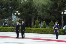 Litva Prezidentinin Azərbaycanda rəsmi qarşılanma mərasimi olub (FOTO)