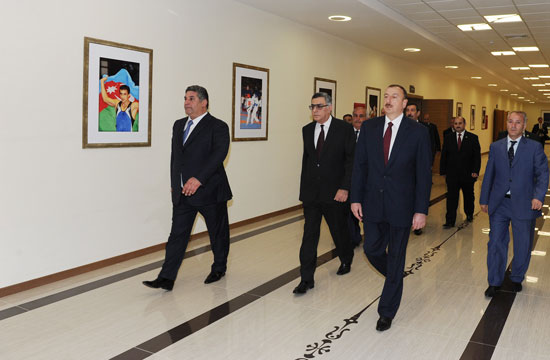 Azərbaycan Prezidenti İmişli Olimpiya İdman Kompleksinin açılışında iştirak edib (FOTO)