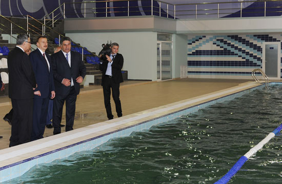 Azərbaycan Prezidenti İmişli Olimpiya İdman Kompleksinin açılışında iştirak edib (FOTO)