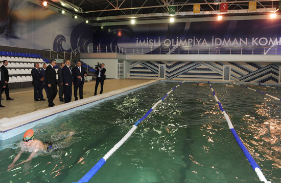 Azərbaycan Prezidenti İmişli Olimpiya İdman Kompleksinin açılışında iştirak edib (FOTO)