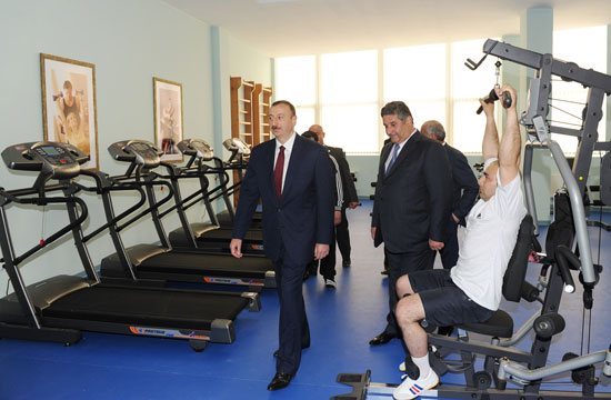 Azərbaycan Prezidenti İmişli Olimpiya İdman Kompleksinin açılışında iştirak edib (FOTO)
