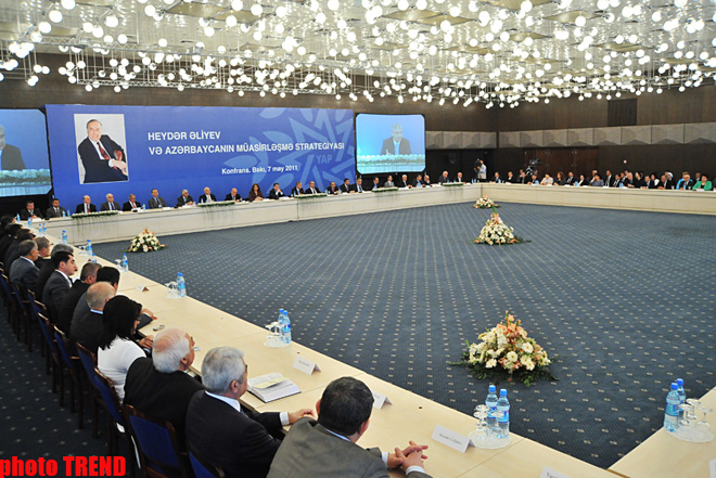 "Heydər Əliyev və Azərbaycanın müasirləşmə strategiyası" mövzusunda konfrans keçirilib (ƏLAVƏ OLUNUB) (FOTO)