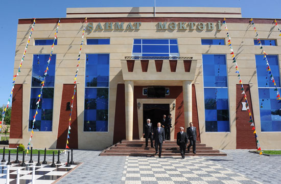 Azərbaycan Prezidenti Şahmat Məktəbinin binasının açılış mərasimində iştirak edib (FOTO)