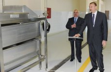 Azərbaycan Prezidenti Ağcabədidə yeni süd emalı zavodunun açılışında iştirak edib (FOTO)