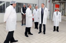 İlham Əliyev Ağcabədi rayonunda "Atena" süd məhsulları kombinatının açılışında iştirak edib (FOTO)