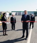 Azərbaycan Prezidenti Ağcabədi-Qaradolaq-Kəbirli avtomobil yolunun 24,5 kilometrlik hissəsinin yenidənqurmadan sonra açılışında iştirak edib (FOTO)