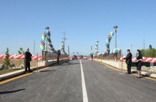 Azərbaycan Prezidenti Ağcabədi-Qaradolaq-Kəbirli avtomobil yolunun 24,5 kilometrlik hissəsinin yenidənqurmadan sonra açılışında iştirak edib (FOTO)