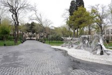 Azərbaycan Prezidenti Sovet İttifaqı Qəhrəmanı Qafur Məmmədovun adını daşıyan parkda olub (FOTO)