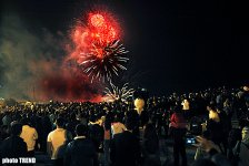 Milli parkda bayram konserti və möhtəşəm atəşfəşanlıq - FOTOSESSİYA