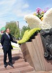 Azərbaycan Prezidenti və xanımı Gül bayramında olublar (FOTO)