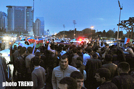 "Avroviziya 2011" qələbəsi Bakıda qeyd olunmağa başlandı (FOTOSESSIYA)