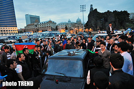 "Avroviziya 2011" qələbəsi Bakıda qeyd olunmağa başlandı (FOTOSESSIYA)