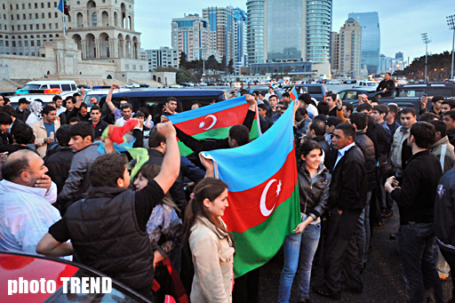 "Avroviziya 2011" qələbəsi Bakıda qeyd olunmağa başlandı (FOTOSESSIYA)