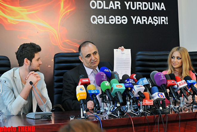 "Eurovision-2011"-in qalibi həyəcanlı olduğundan Azərbaycan bayrağını səhnəyə çıxarmayıb (FOTO)