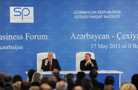 Bakıda Azərbaycan-Çexiya biznes forumu keçirilib (FOTO) (ƏLAVƏ OLUNUB)