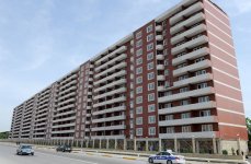 Azərbaycan Prezidenti DSX əməkdaşları üçün inşa edilmiş yeni yaşayış kompleksinin açılışında iştirak edib (FOTO)