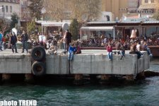 Sehrli İstanbul! Gəmi gəzintisi ilə Fatih Sultan Mehmet körpüsünün altından görünən meqapolis (FOTO)
