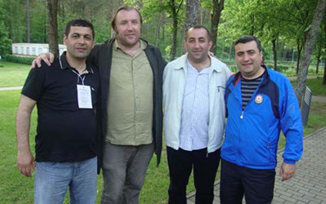 Litvada Azərbaycan jurnalistləri həm futbol oynadı, həm də Dağlıq Qarabağ həqiqətlərindən danışdı (FOTO)