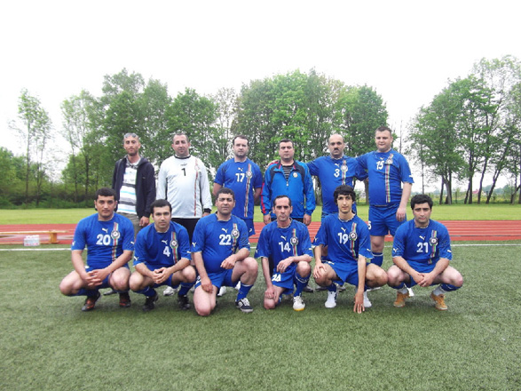 Litvada Azərbaycan jurnalistləri həm futbol oynadı, həm də Dağlıq Qarabağ həqiqətlərindən danışdı (FOTO)