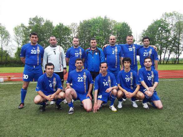 Litvada Azərbaycan jurnalistləri həm futbol oynadı, həm də Dağlıq Qarabağ həqiqətlərindən danışdı (FOTO)