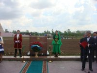 Qazaxıstanda azərbaycanlı qadınların xatirəsinə qoyulmuş abidənin açılışı olub (FOTO)