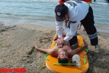Azərbaycanda çimərlik mövsümünün açılışı ilə bağlı xilasetmə məntəqələrinə baxış keçirilib (FOTO)