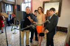 Mehriban Əliyeva Venesiya Biennalesində Azərbaycan pavilyonunun rəsmi açılış mərasimində iştirak edib (FOTO)
