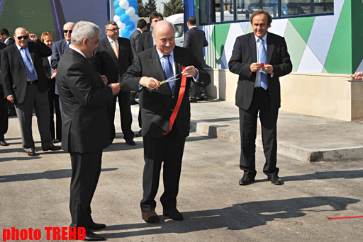 Bakıda FİFA və UEFA prezidentlərinin iştirakı ilə yeni stadionun açılışı olub (FOTO)