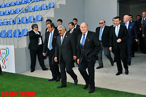 Bakıda FİFA və UEFA prezidentlərinin iştirakı ilə yeni stadionun açılışı olub (FOTO)