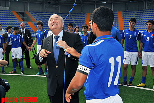 Bakıda FİFA və UEFA prezidentlərinin iştirakı ilə yeni stadionun açılışı olub (FOTO)