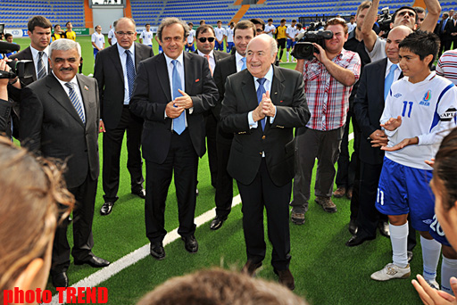 Bakıda FİFA və UEFA prezidentlərinin iştirakı ilə yeni stadionun açılışı olub (FOTO)