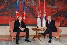 Azərbaycan və Serbiya prezidentlərinin təkbətək görüşü olub (FOTO)