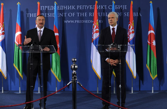 Balkan regionunu Xəzər və Qafqaz regionları ilə birləşdirəcək layihələr var - Azərbaycan Prezidenti (ƏLAVƏ OLUNUB) (FOTO)