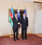 Azərbaycan Prezidentinin Sloveniyada rəsmi qarşılanma mərasimi olub (FOTO)