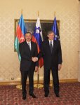 Azərbaycan Prezidentinin Sloveniyada rəsmi qarşılanma mərasimi olub (FOTO)