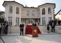 İlham Əliyev Azərbaycanın Serbiyadakı səfirliyinin açılışında iştirak edib (FOTO)