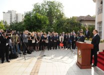 İlham Əliyev Azərbaycanın Serbiyadakı səfirliyinin açılışında iştirak edib (FOTO)