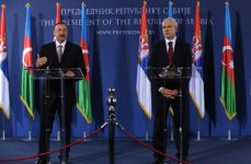 Balkan regionunu Xəzər və Qafqaz regionları ilə birləşdirəcək layihələr var - Azərbaycan Prezidenti (ƏLAVƏ OLUNUB) (FOTO)