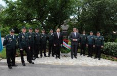Azərbaycan Prezidenti Sloveniyanın Novo Qoritsa şəhərində Mehdi Hüseynzadənin memorialını ziyarət edib (FOTO)