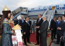 Azərbaycan Prezidenti İlham Əliyev Rusiya Federasiyasının Tatarıstan Respublikasına işgüzar səfərə gəlmişdir (FOTO)