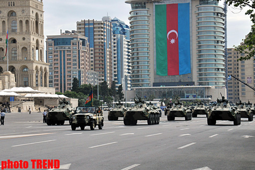 Bakıda hərbi parada hazırlıq gedir (FOTO)