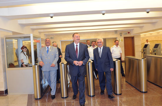 2015-ci ilə qədər Bakıda əlavə 6 metro stansiyası tikiləcək - Prezident İlham Əliyev (ƏLAVƏ OLUNUB) (FOTO)