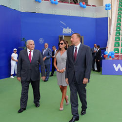 Tennis idman növünün Azərbaycanda böyük və gözəl gələcəyi olacaqdır - Prezident İlham Əliyev (ƏLAVƏ OLUNUB)(FOTO)