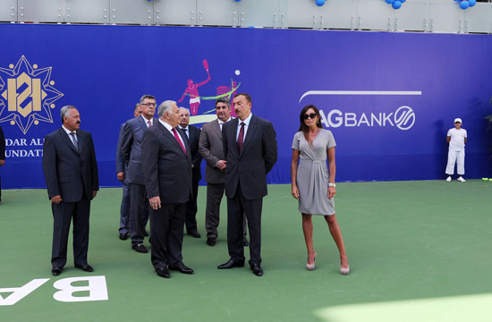 Tennis idman növünün Azərbaycanda böyük və gözəl gələcəyi olacaqdır - Prezident İlham Əliyev (ƏLAVƏ OLUNUB)(FOTO)