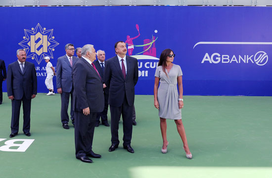 Tennis idman növünün Azərbaycanda böyük və gözəl gələcəyi olacaqdır - Prezident İlham Əliyev (ƏLAVƏ OLUNUB)(FOTO)
