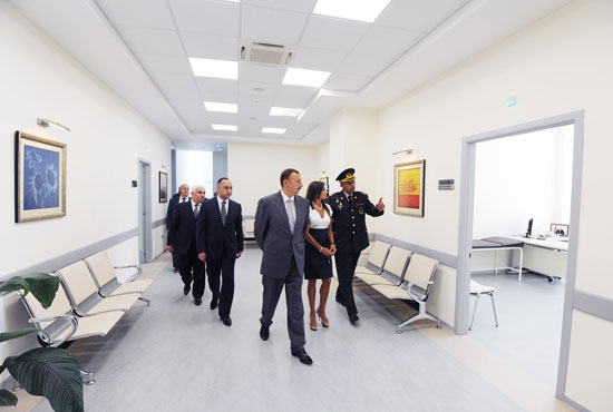 Azərbaycan Prezidenti və xanımı Bakıda Xüsusi Dövlət Mühafizə Xidmətinin Müalicə-Diaqnostika Mərkəzinin açılışında iştirak ediblər (FOTO)